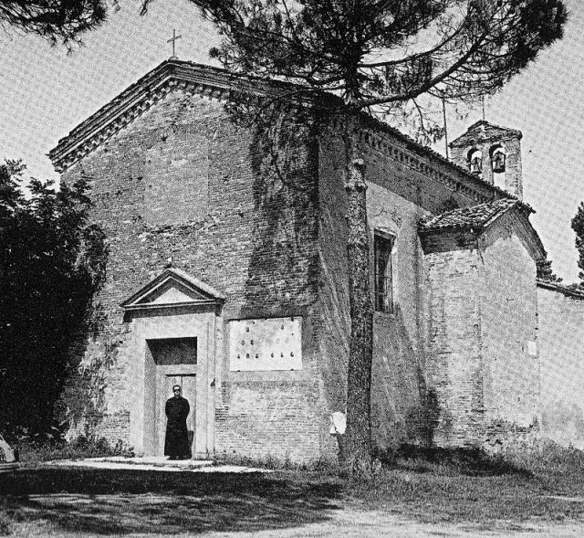Chiesa di Croce in Campo nel 1960 circa