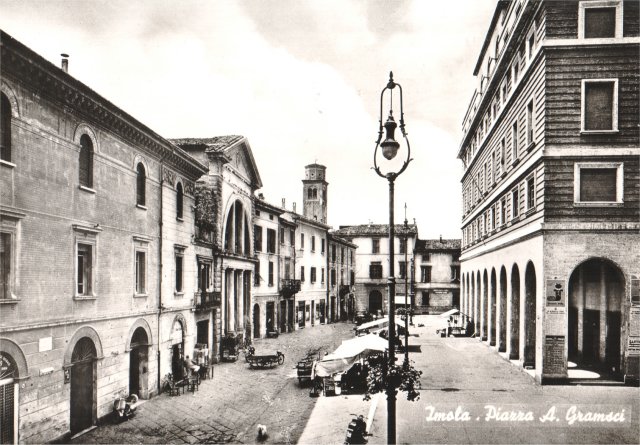 Piazza Gramsci nel 1962 circa