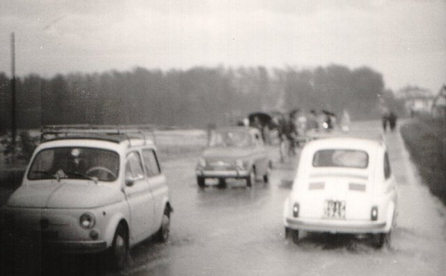 Sembrava un Gran Premio bagnato l'uscita della curva Rivazza quel 4 Novembre 66!