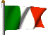 Bandiera Italiana al vento